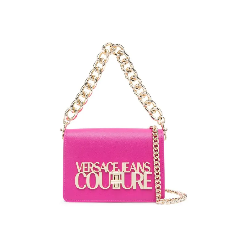 VERSACE JEANS COUTURE Polyester Handbag Shoulder Bag Women's Pink-0