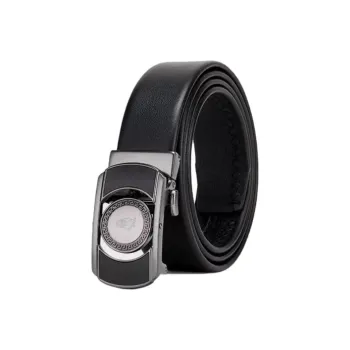 Hush Puppies Bajiu 360 Rotating Lucky Automatic Buckle Cow Leather Leather Belts Men's Width  3.5cm