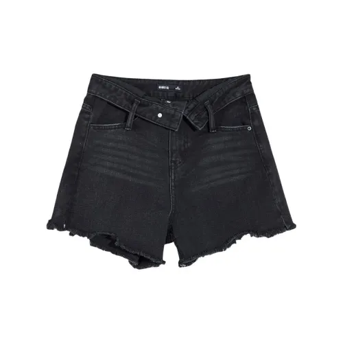 HSTYLE Denim Shorts Women's Black