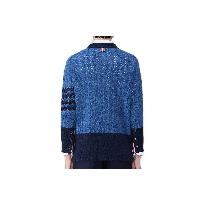 THOM BROWNE 4 Bar Striped Sweater-1