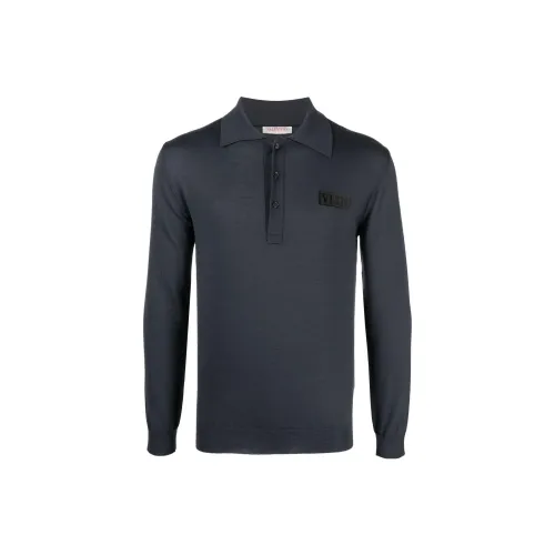 Valentino Polo Shirts Men Black