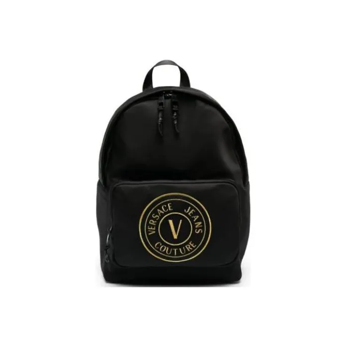 VERSACE JEANS COUTURE Polyamide Backpack Regular Men's Black-0