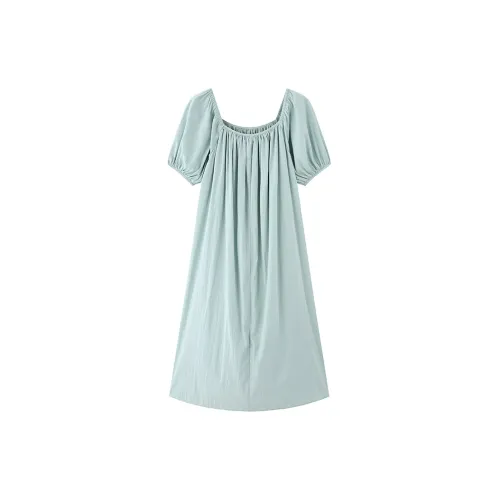 ZHOUMIAO Slip Dresses Women's Light Blue