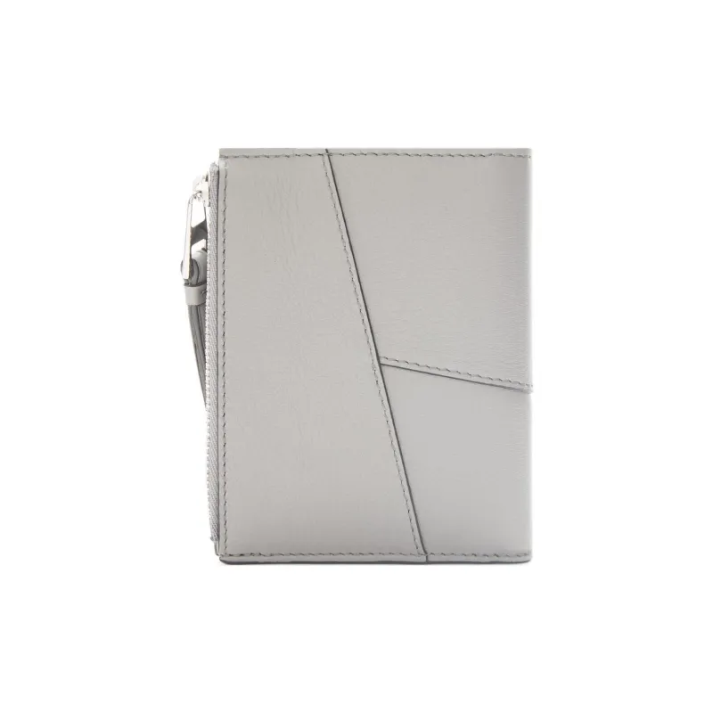 LOEWE Puzzle Calfskin Wallet Men's Gray-3