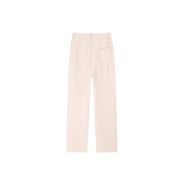 MINCOCROSEPEPPAR Jeans Women's Light Khaki Pants-1