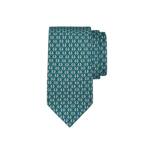 Ferragamo Terrier-print Silk Tie