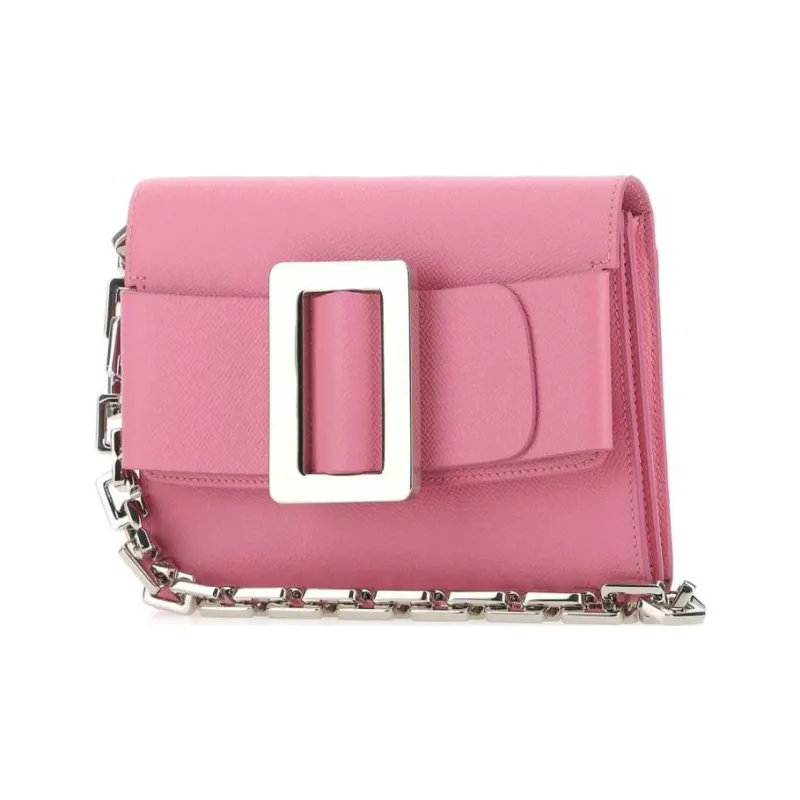 BOYY Calfskin One Shoulder Handbag Women's Pink-1