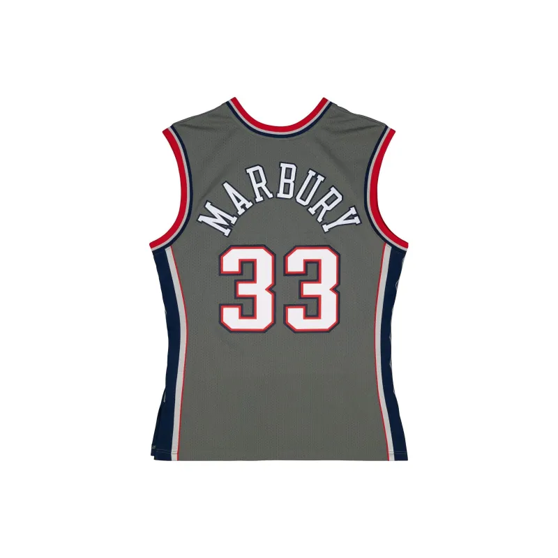 Mitchell Ness 'NBA New Jersey Nets 1999 Stephon Marbury' Basketball Jersey-1