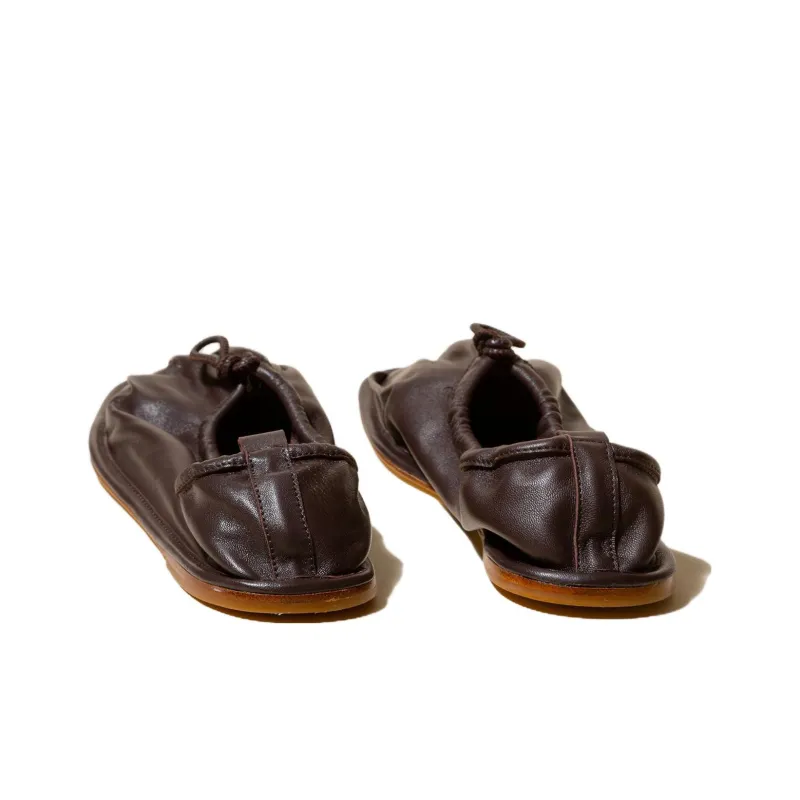 Hereu Casual Single Shoes Women's Dark Brown-2