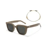 Toffee (with Gold Rutilated Quartz Pearl Eyeglass Chain)