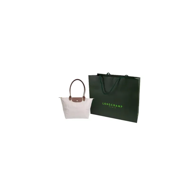 LONGCHAMP Le Pliage Polyamide Canvas With Leather Trim One Shoulder Handbags Large Size Women's Paper Color-6