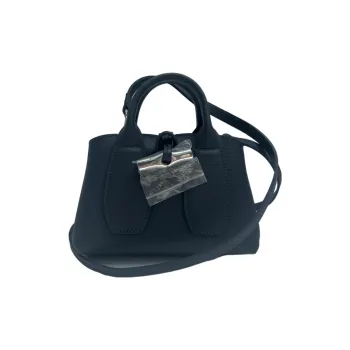 LONGCHAMP Roseau Cow Leather Handbag, Shoulder Bag, Crossbody Bag Small Size Women's Pilot Blue