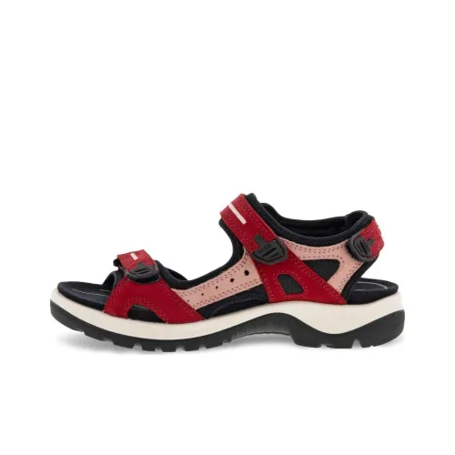Ecco Beach Sandals Women's Red