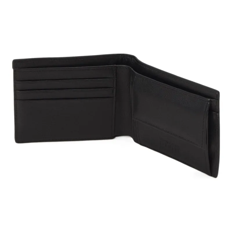 VERSACE JEANS COUTURE Leather Wallet Men's Black Gold-4