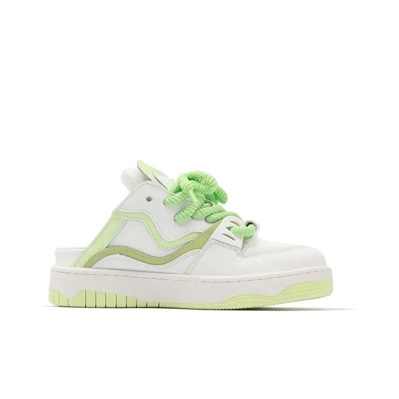 MR.PESIN Evil Rabbit Collection Anti Slip And Wear Resistant Breathable Low Top Skateboard Shoes Unisex White-1