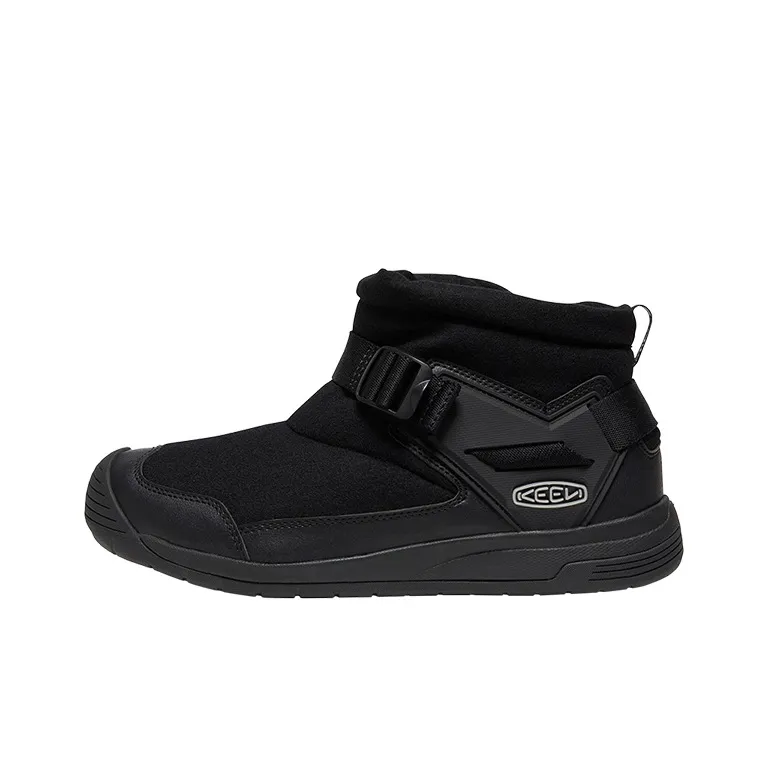 KEEN Hoodromeo Mini Slip Resistant Mid Top Outdoor Shoes Men's Black-0