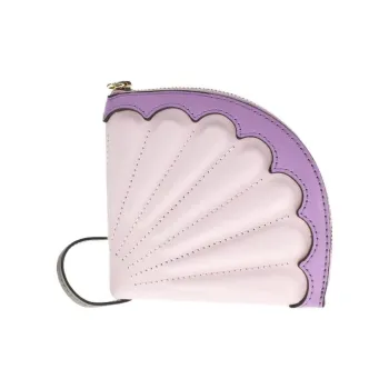 Furla Allegra Soft Calfskin Clutch Coin Purse Women's Light Purple