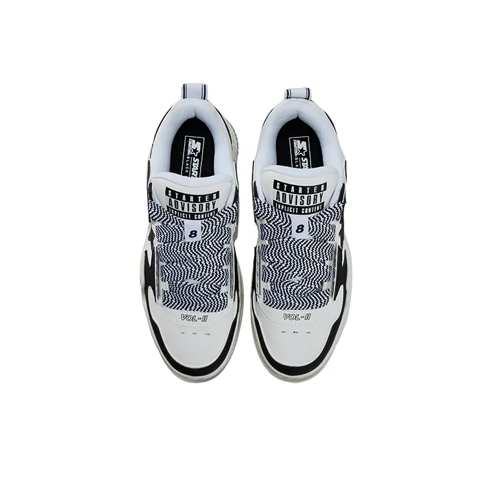 STARTER Vol Series VOL2 Coverage Skateboard Shoes Women's Black White-4