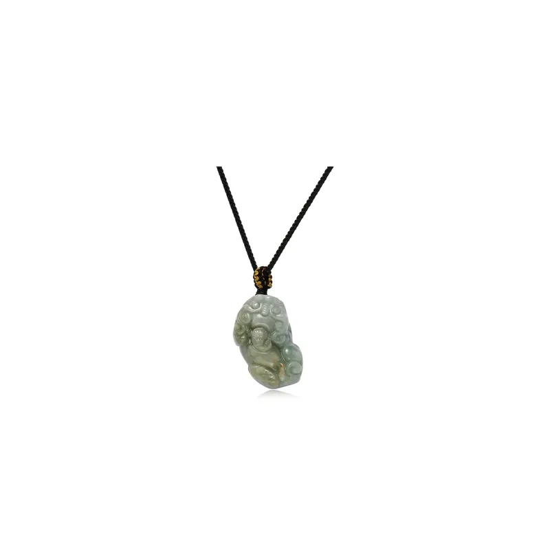 AGOVSKI Bean Type Jadeite Pendants Unisex-2