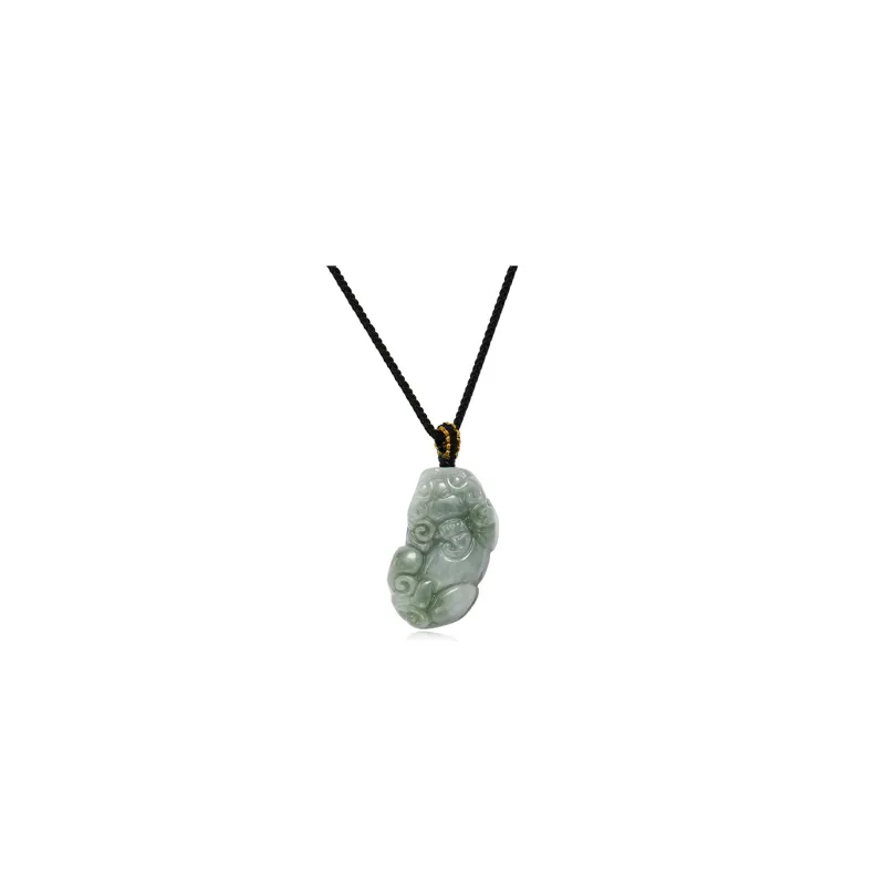 AGOVSKI Bean Type Jadeite Pendants Unisex-4
