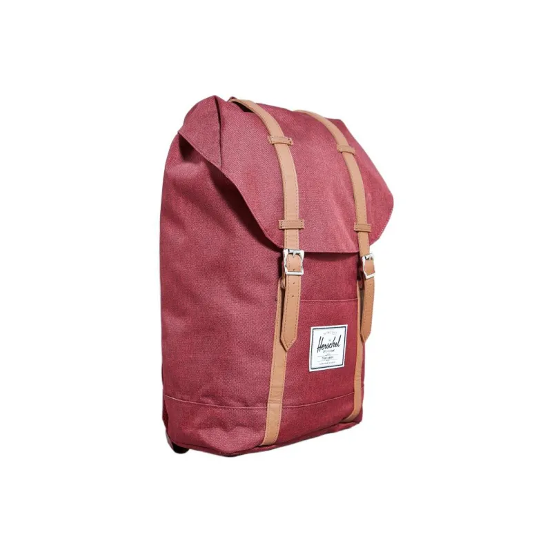 Herschel Polyester Backpack Large Size Unisex Burgundy-2