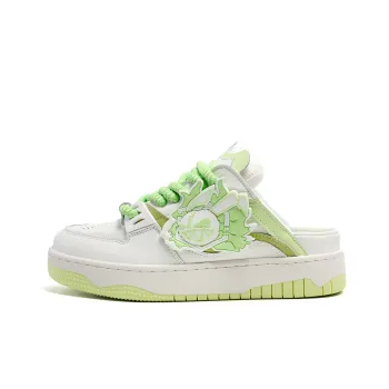 MR.PESIN Evil Rabbit Collection Anti Slip And Wear Resistant Breathable Low Top Skateboard Shoes Unisex White