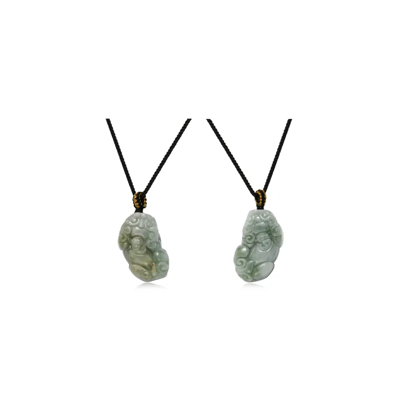 AGOVSKI Bean Type Jadeite Pendants Unisex-0