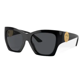 VERSACE Logo plaque Cat eye Frame Sunglasses