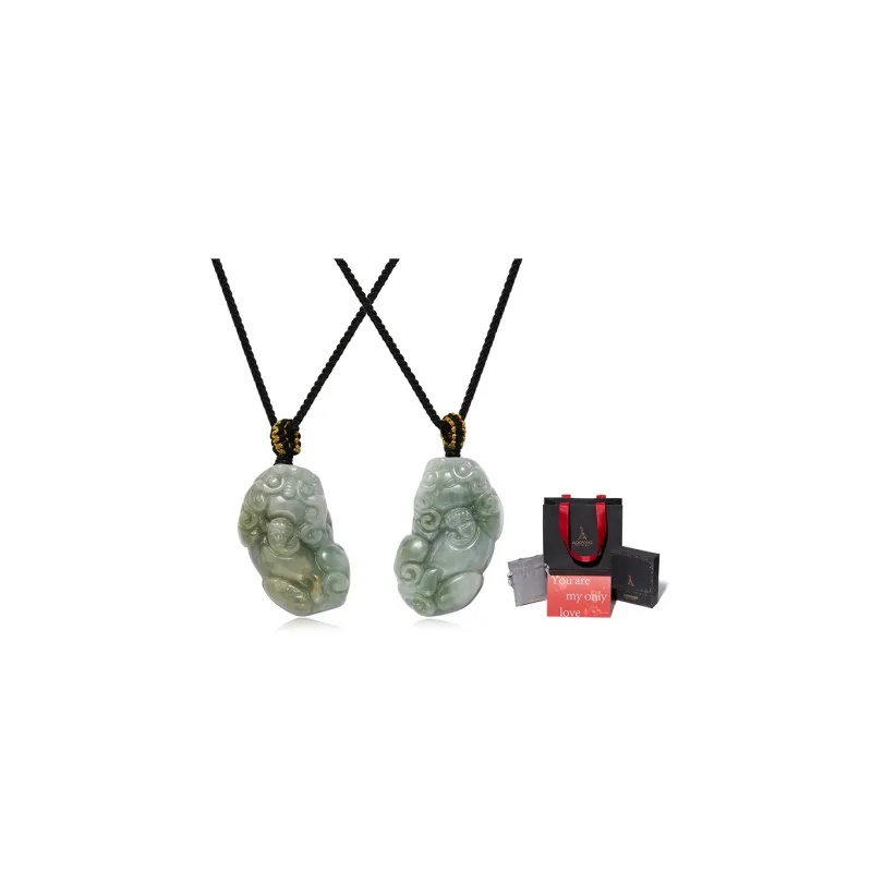AGOVSKI Bean Type Jadeite Pendants Unisex-1
