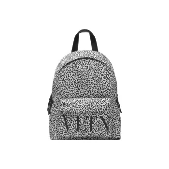 Valentino Nylon Backpack Men's Black/White