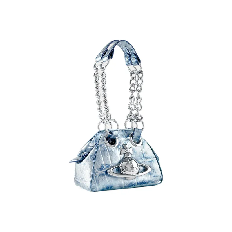Vivienne Westwood Calfskin One Shoulder Handbags Regular Women's Blue-1