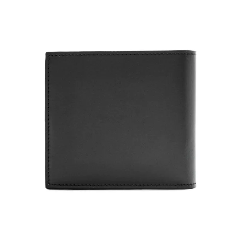 LOEWE Satin Calfskin Wallet Men's Black-3