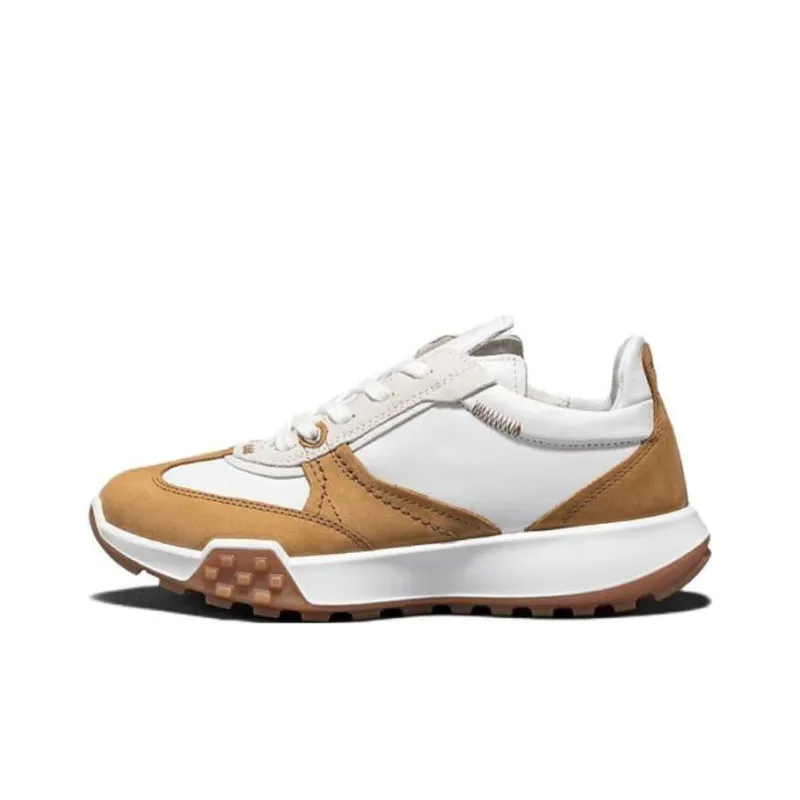 Ecco Low Top Casual Shoes Women's Yellow White-0