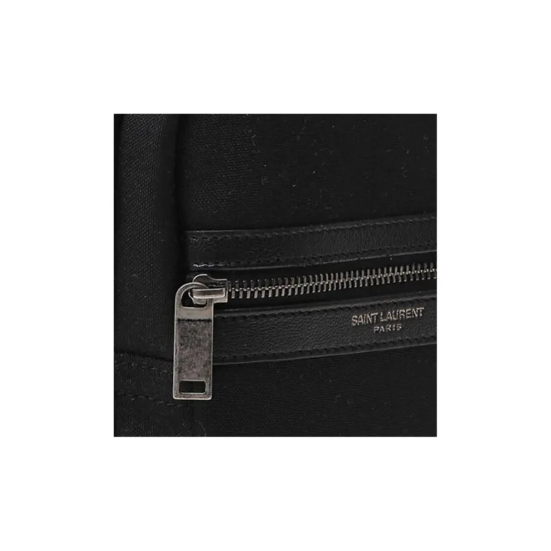SAINT LAURENT Nylon Shoulder Bag Crossbody Bag Men's Black-3