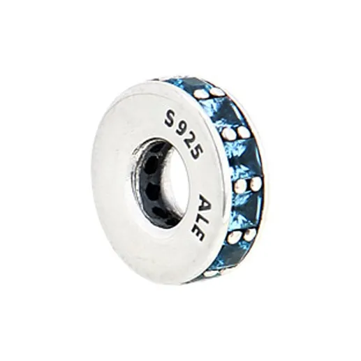 Pandora Crystal Pendants Unisex _Nsec Silver/Blue-1
