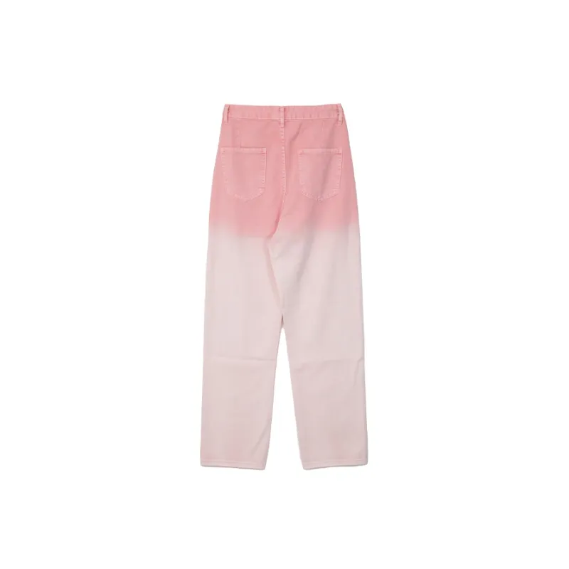 SUNSUNTOWN Jeans Women's Pink Gradient-1