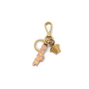 VERSACE Key Ring Buckle Women's Gold