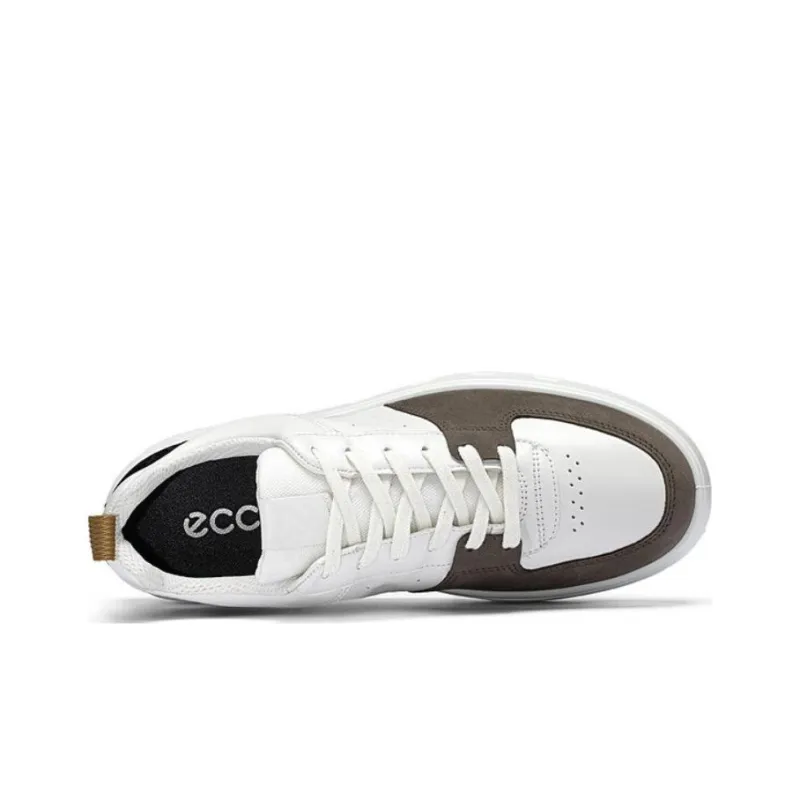 Ecco Wear-Resistant Low-Top Skateboard Shoes Men's Tan-3
