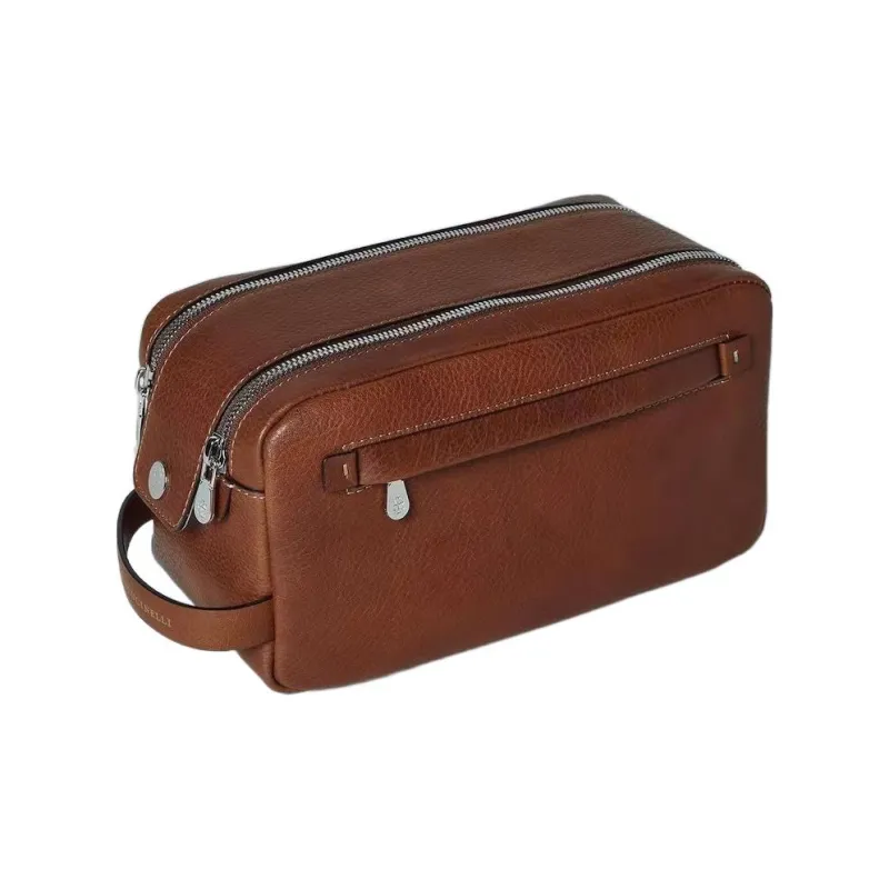 Brunello Cucinelli Zipped Wash Bag-3