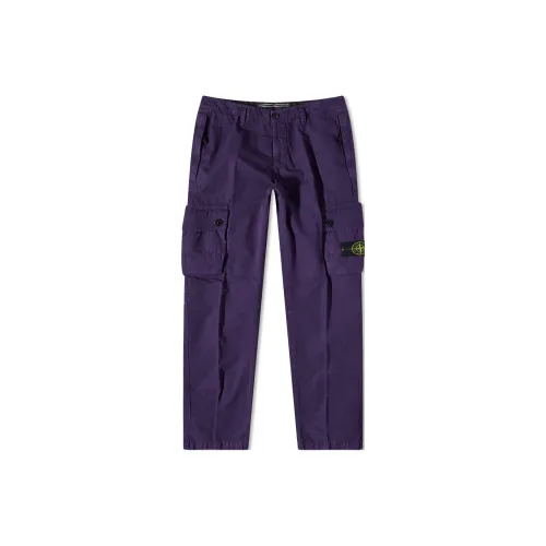 STONE ISLAND Casual Pants Men Purple