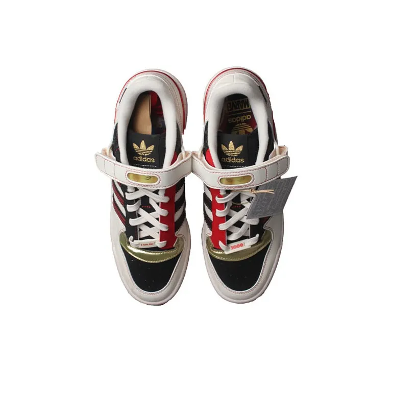 Adidas Originals Forum Low X Iron Man Shoes 'White Red Black'-3