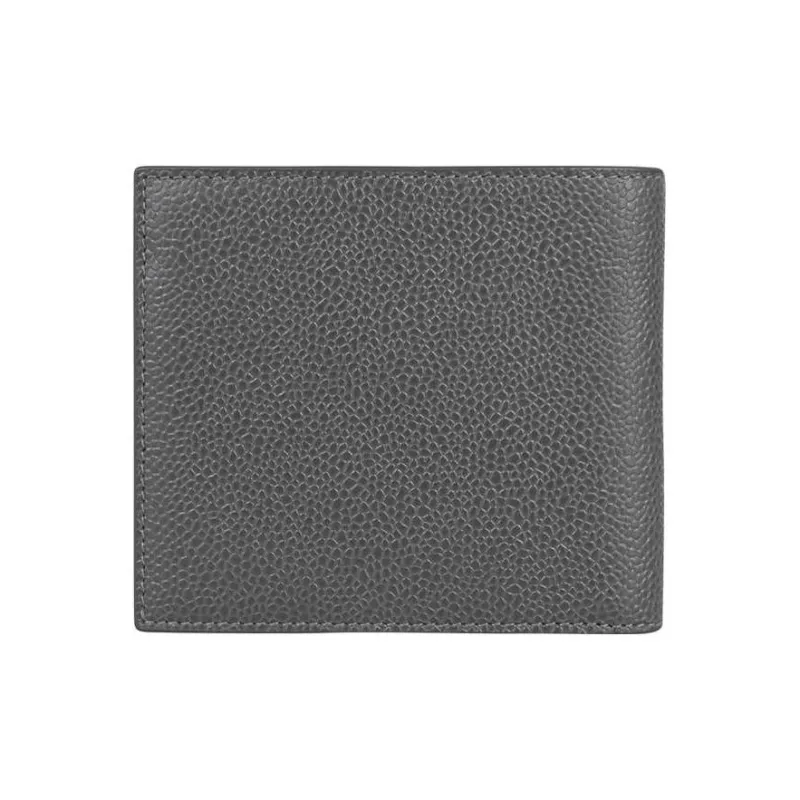 THOM BROWNE· Leather Wallet Men's Gray-1