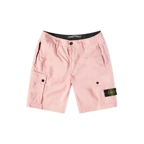 STONE ISLAND Cargo Shorts Men Pink