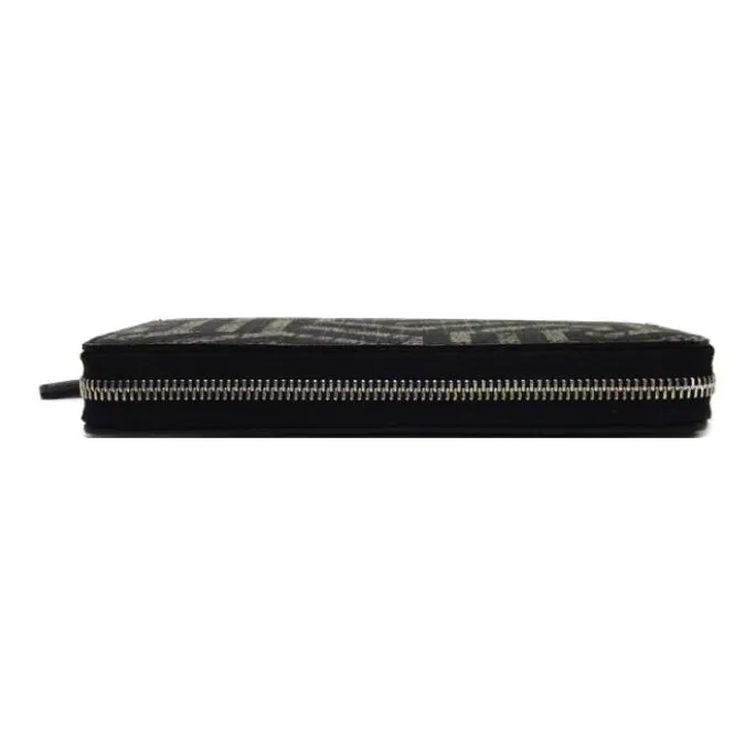 GUCCI PVC Long Wallets Regular Men's Black/Beige-2