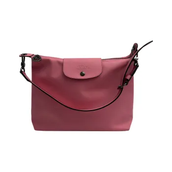 LONGCHAMP Le Pliage Xtra Cow Leather Shoulder Bag Hobo Bag Handbag Shoulder Bag Medium Size Women's Fuchsia