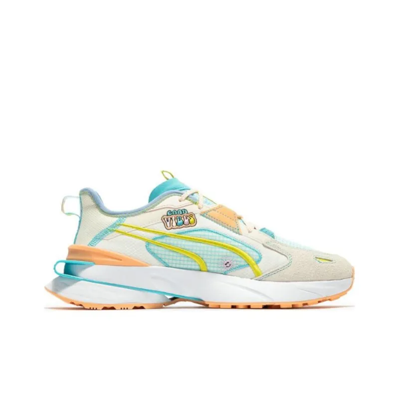PUMA Pwrframe Casual Shoes Unisex Low Top Orange Pink-1