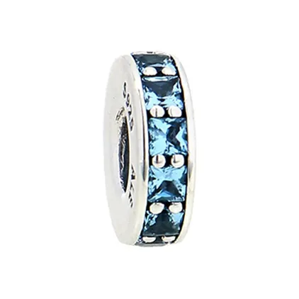 Pandora Crystal Pendants Unisex _Nsec Silver/Blue-2