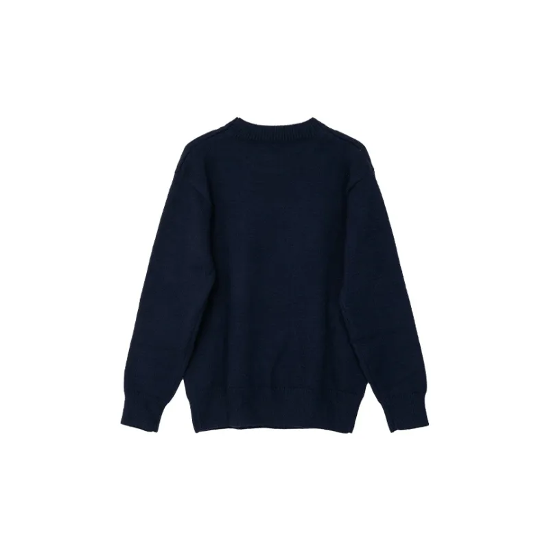 SUNSUNTOWN Sweaters Women's Navy Blue-1