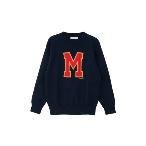 SUNSUNTOWN Sweaters Women's Navy Blue