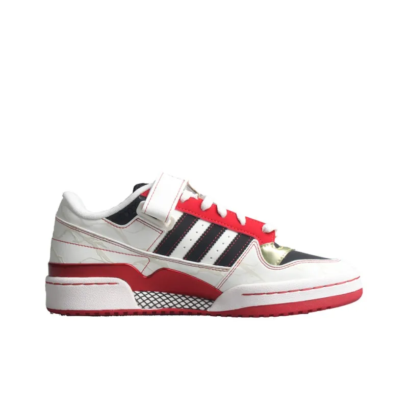 Adidas Originals Forum Low X Iron Man Shoes 'White Red Black'-1